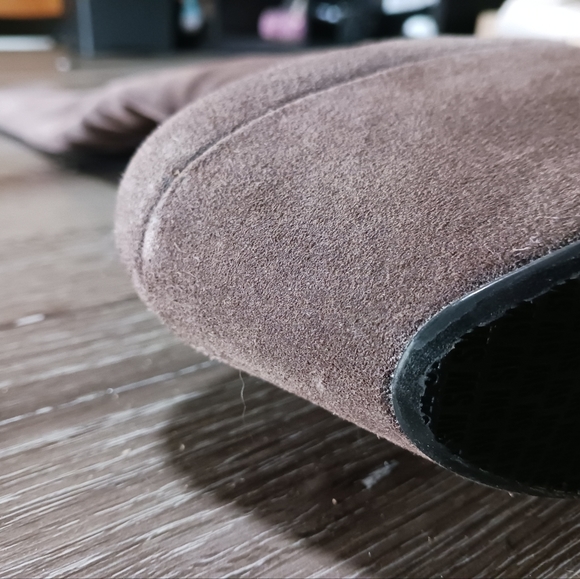 Stuart Weitzman Yum Suede over the knee wedge boots 6.5 - Picture 4 of 4